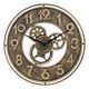 Horloge JACOB métal dorée D 48cm
